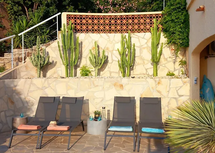 4-Star Private Villa With Heated Pool And Panoramic Sea View At Gulf De Saint Tropez